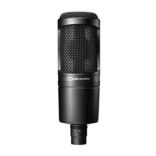 Audio-Technica AT2020 B-Stock Mikrofon - B-Stock Kondensatormikrofon mit Nierencharakteristik, ideal für Musikaufnahmen und Podcasting. Hohe Empfindlichkeit und geringer Rauschabstand für beste Klangqualität.