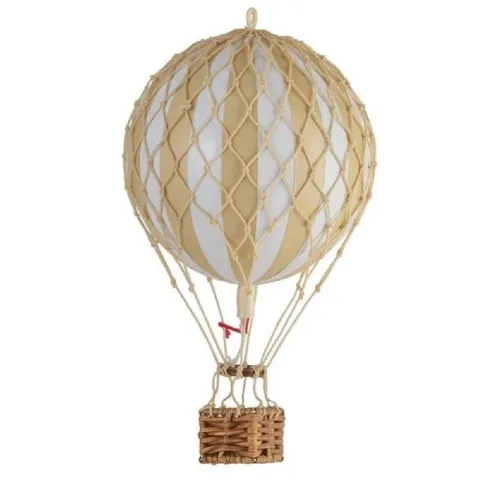 AUTHENTIC MODELS Spiel Ballon Floating The Skies White Beige (8cm) - Dekorativer Spiel Ballon in nostalgischem Design, ideal für kreative Raumgestaltungen. Perfekt für Vintage-Liebhaber und die Verschönerung jedes Wohnraums.