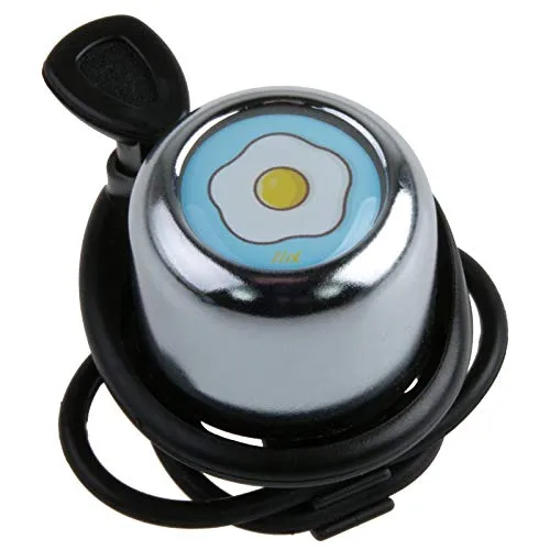 Liix Fahrradklingel Scooter Bell, Sunny Side Up - Chrome, LSFDK