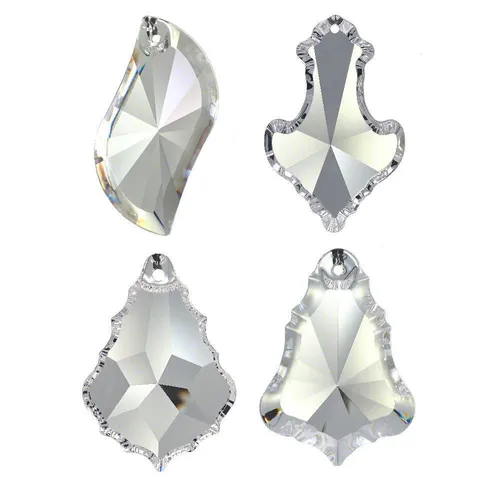 Kristallset 4tlg. 'Pendel' 50mm Crystal 30% PbO ~Regenbogen Feng Shui Suncatcher