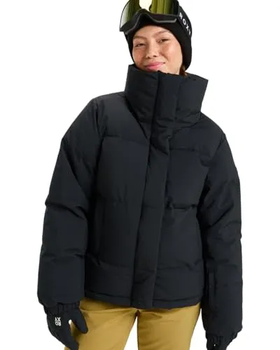 Roxy Snowboardjacke Snow Winter Rebel 10K schwarz S (36) - Wintersport-Bekleidung, wasserdicht und atmungsaktiv mit 10K Membran, ideal für Schneeabenteuer und stylisches Auftreten.
