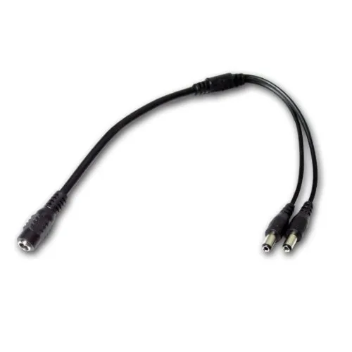 world-trading-net DC-Verteiler 5,5/2,1mm 1x Kupplung / 2X Stecker