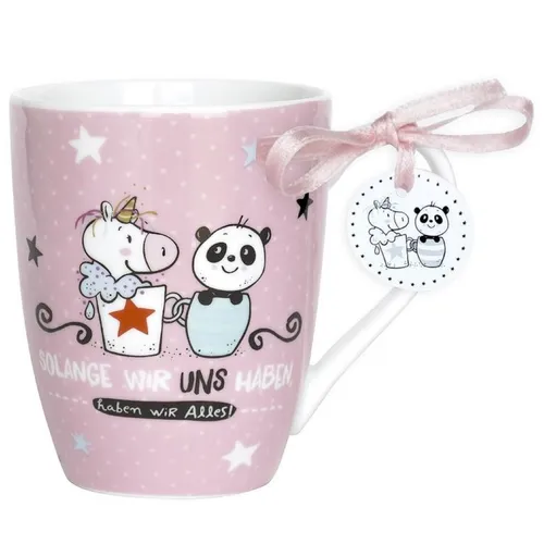Sheepworld - 45345 - Kaffeetasse,  Einhorn, Solange wir uns haben, 380ml