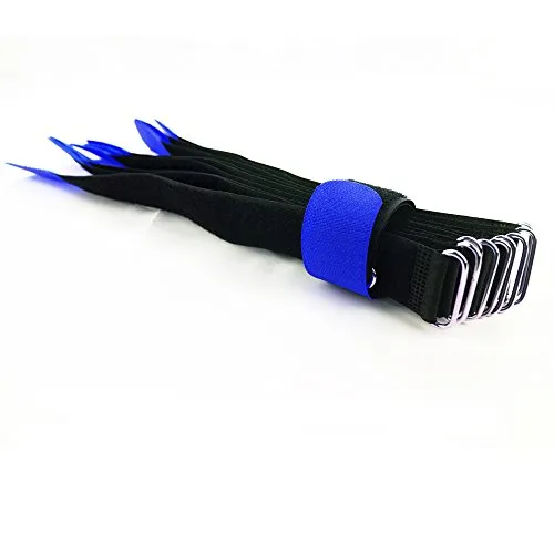 Klettkabelbinder DS Metallöse in blau von Goodymax