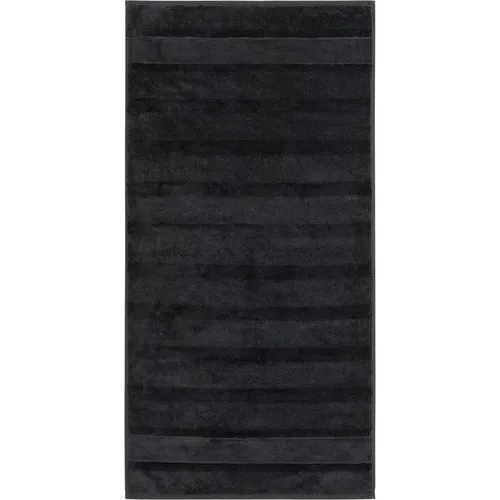 Cawö Handtuch NOBLESSE² UNI BL 50x100 cm schwarz Handtücher