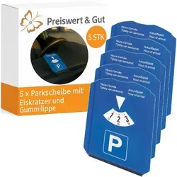 Eiskratzer mit Parkscheibe – 15,5 x 12 x 0,6 cm von Preiswert & Gut