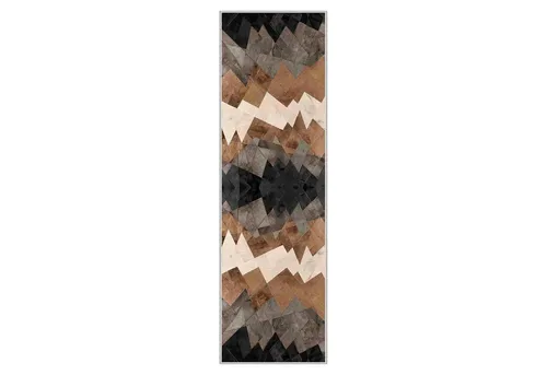 Wetterfester Teppich 100% Polyester 80 x 250 cm T3406