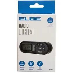 Portable Digital Radio Elbe RF96 Mini Schwarz
