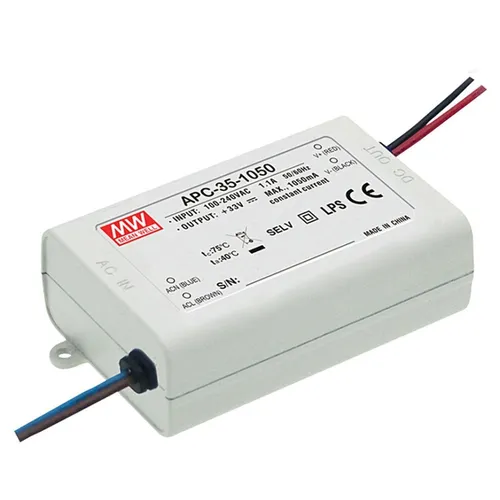 MEAN WELL APC-35-500 35W 500mA 25...70VDC Konstantstrom LED Netzteil