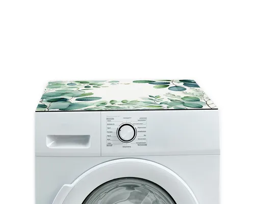 Tabletop Antirutschmatte Waschmaschinenauflage Blätter Textil-Finish waschbar, 1-St., Rutschfeste Gummi Unterlage als Trockner Waschmaschinen-Abdeckung