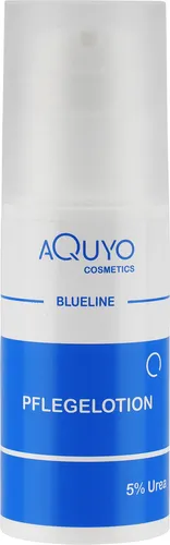 Blueline 5% Urea Creme Lotion, Körperlotion für trockene Haut, Feuchtigkeitslotion bei empfindlicher Haut, Neurodermitis, Juckreiz oder Psoriasis, feuchtigkeitsspendende Bodylotion zur Hautpflege (100ml Airless Spender)
