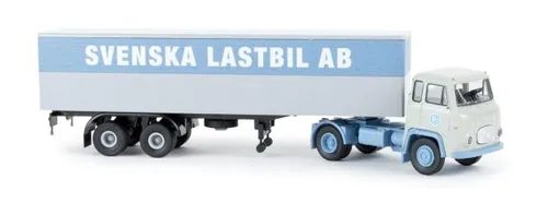 Brekina LKW Scania LB 76 KSZ Koffer-Sattelzug SLAB 8516