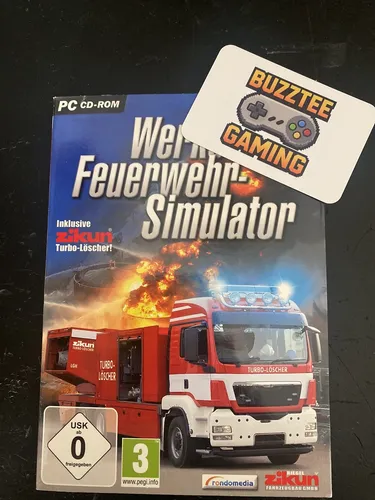 Werksfeuerwehr-Simulator PC - Neu & OVP - PC-Spiel für die ganze Familie, erlebe spannende Einsätze als Feuerwehrmann in einer realistischen Simulation. Ideal für Fans von Strategiespielen und Feuerwehr-Action!