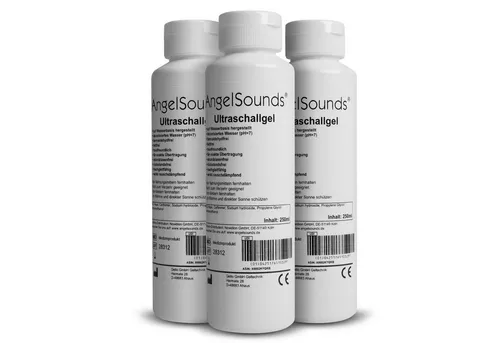 AngelSounds Babyphone Ultraschallgel - Fetal-Doppler & Sonographie Gel (3x 250ml)