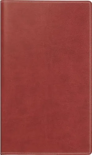 rido/idé Taschenkalender Mod. Miniplaner d 15 '26 | A6, Kunstleder, rotbraun