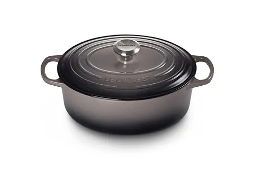 Le Creuset Signature Gusseisen-Bräter Ø 29 cm - Ovaler Gusseisen-Bräter für alle Herdarten inkl. Induktion, ideal zum Schmoren und Garen. Mit gleichmäßiger Wärmeverteilung und kratzfester Innenemaillierung für einfache Reinigung.