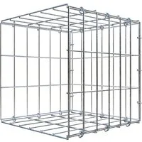 Gabiona C-Ring-Gabione-Anbaukorb Typ 2 30 x 30 x 30 cm Maschenw 5 x 10 cm