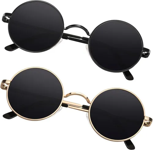 Polarisierte Retro-Sonnenbrille UV400 für Herren und Damen - Moderne Sonnenbrille mit 100% UV-Schutz für klare Sicht ohne Blendung. Das leichte Design und die einzigartigen Farben machen sie zum perfekten Accessoire für jeden Anlass.