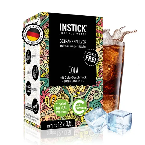 Cola Pulver für koffeinfreie Getränke, 44 g