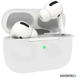 AirPods Pro Hülle Transparent SOONTEC Case Silikon Schutzhülle für Apple AirPods Pro - Transparent