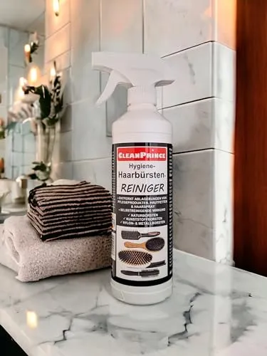 Hygiene-Haarbürsten-Reinigungsmittel Haarbürstenreiniger 500 ml Naturborsten, Kunststoff-, Metallborsten | löst Fette, Pflegeprodukte