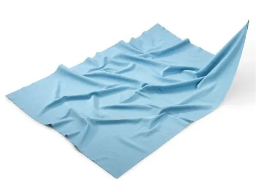 Glastuch Mega Clean Poliertuch Gläsertuch blau 50 x 70 cm für strahlenden Glanz, perfekt für Ihre Hochglanzküche 104