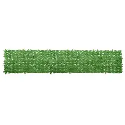 vidaXL Sichtschutz mit Grünen Blättern 400x75cm - Dekorativer Sichtschutz für Balkon und Terrasse, schützt Ihre Privatsphäre und blockiert Sonnenlicht, aus langlebigem Polyethylen und Stoff.