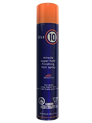 It's a 10 Miracle Super Hold Finishing Spray 334ml - Frisierprodukte für starken Halt, sorgt für langanhaltenden Look und schützt vor Frizz – ideal für perfekten Style den ganzen Tag.