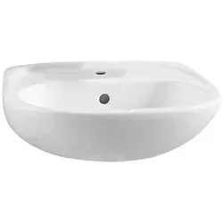 Vitra Normus Waschtisch 5078L003 45x35,5cm, weiß, 1 Hahnloch