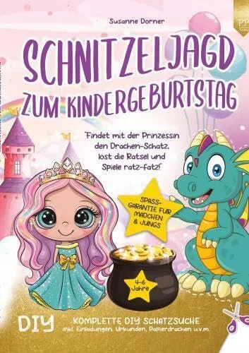 Schnitzeljagd Kindergeburtstag: 4 bis 6 Jahre | Findet mit Tiger den Dschungel-Schatz, löst die Rätsel und Spiele ratz-fatz!: Komplette DIY Schatzsuche inkl. Einladungen, Urkunden, Kuchen-Deko u.v.m.