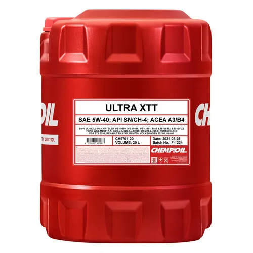 CHEMPIOIL Ultra XTT 5W-40