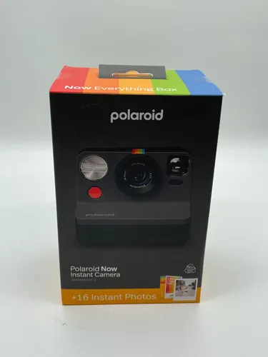 Polaroid Everything Box Now Gen 2 Sofortbildkamera - Schwarz, inklusive i-Type Film-Paket für sofortige Erinnerungen und umweltfreundliches Design
