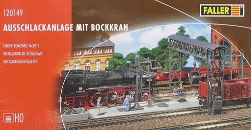 Faller 120149 Spur H0 - Ausschlackungsanlage Bausatz - Modellbau Bausatz für eine Ausschlackungsanlage, detailgetreu und ideal für die H0-Spur, ergänzt jede Modelllandschaft perfekt.