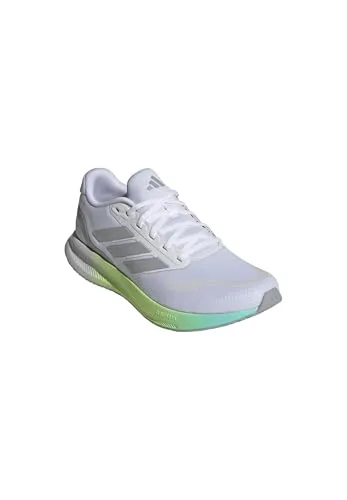 adidas Performance RUNFALCON 5 Sneaker in Weiß, Größe 45 EU - Sportlicher Sneaker für Alltag und Freizeit, mit atmungsaktivem Obermaterial aus Mesh und rutschfester Gummisohle für optimalen Komfort und Halt.