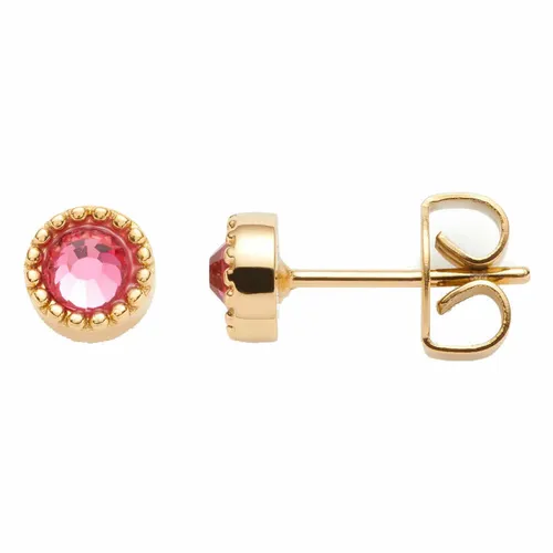 Leonardo Jewels Ohrstecker Anka 2er Set Ohrring Ohrschmuck Edelstahl IP Gold Rot