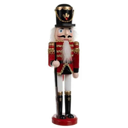 Ruhhy Nussknacker Figur Holz Weihnachten 30cm Nussknacker Soldat 20359