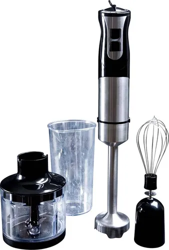 GASTRONOMA 1000 Watt Power Stabmixer-Set 3 in 1 - Stabmixer, leistungsstark mit 1000 Watt für müheloses Mixen, Pürieren und Zerkleinern, ideal für kreative Küche.