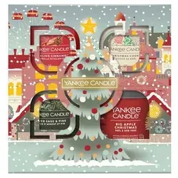 Yankee Candle Geschenkset Passport to the Holidays: Tumbler & 3 Glasvotivkerzen - Duftkerzen Set für festliche Stimmung, ideal als Geschenk und für gemütliche Abende.
