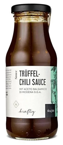 Trüffel Chili Sauce mit Aceto Balsamico  245ml Wajos