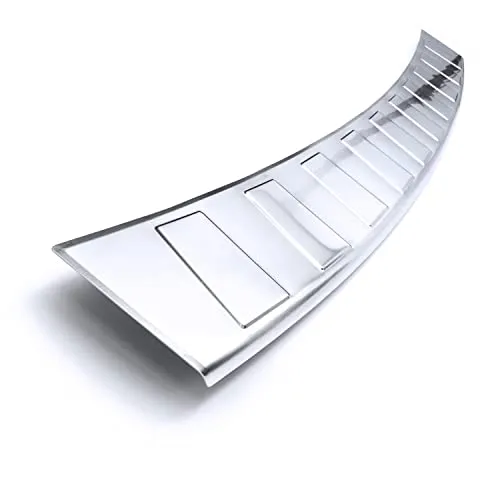 teileplus24 L530 Ladekantenschutz V2A Edelstahl für Skoda Octavia 3 Kombi - Stoßstangenschutz aus 0,7 mm starkem V2A Edelstahl, 100% passgenau für Skoda Octavia 3 (2013-2017), schützt vor Schäden und ermöglicht einfache Montage dank 3M Spezialklebeband.