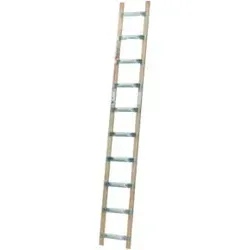 Euroline Holz/Alu Dachdeckerleiter 10 Sprossen von euroline