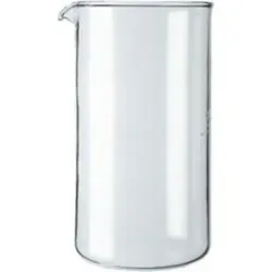 Bodum Ersatzbecher für 8 Tassen, Klarglas - Klarglas-Ersatzbecher für bis zu 8 Tassen, spülmaschinenfest und ideal für Kaffeeliebhaber.