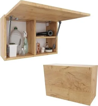 PLATAN ROOM Badschrank Hängeschrank 60 x 40 x 25 cm in braun von PLATAN ROOM