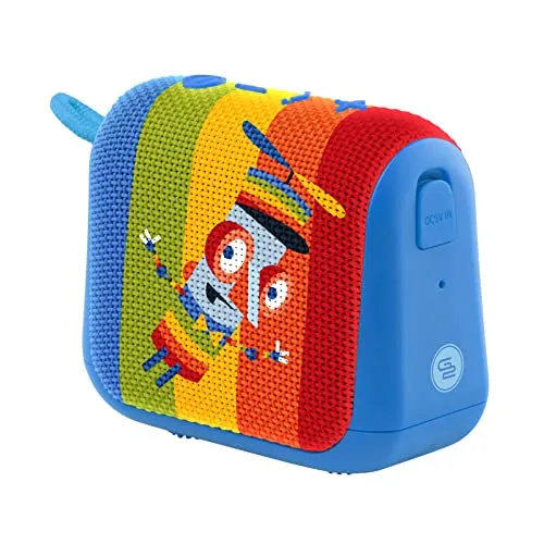 GOGEN Kinder Lautsprecher - 12 Stunden Akku & 5W Leistung - Tragbarer Bluetooth-Lautsprecher für Kinder mit kinderleichter Bedienung, kreativen Spielmöglichkeiten und bis zu 12 Stunden Akkulaufzeit für ununterbrochenen Musikgenuss.