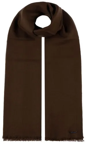 Stetson Wollschal, Unifarbener Schal aus 100% Wolle in braun von Stetson