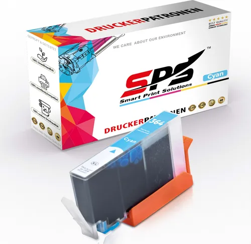 364XL Tintenpatrone Kompatibel für HP Photosmart 7510 E AIO | 1x Cyan