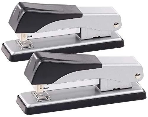 General Office Hefter: 2er-Set Büroheftgeräte aus Metall und Kunststoff, für 20 Blatt (Papier-Hefter, Aktenhefter, Heftklammern)