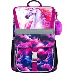 BAAGL Schulranzen Zippy Königliches Einhorn