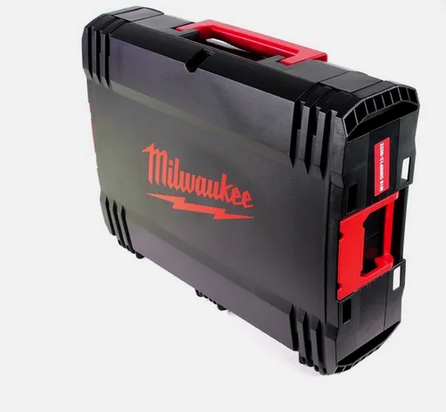 Milwaukee HD Werkzeug Box Transport Koffer mit Schnellverschluss - Werkzeugkoffer mit praktischem Schnellverschluss, ideal für den sicheren Transport und die Aufbewahrung Ihres Werkzeugs.