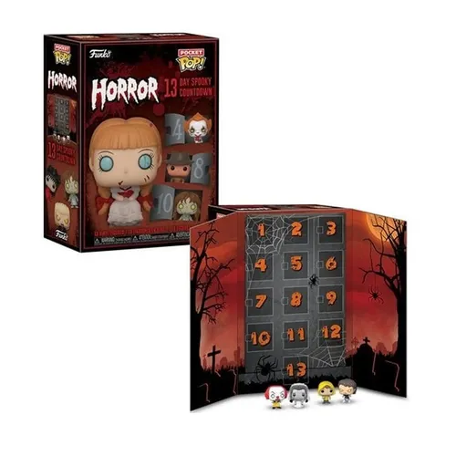 Funko Advent Calendar: 13-Day Spooky Countdown - Annabelle - Chibi Figuren - Entdecke 13 einzigartige Funko Pocket Pops und kreiere eine bezaubernde Szene! Perfekt als Weihnachtsgeschenk für Mädchen und Jungen.